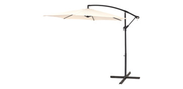 Novedades - PARASOL ALUMINIO EXCENTRICO BEIGE 3 M