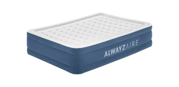 Camping, playa y aire libre - COLCHON CAMA DOBLE HINCHABLE 203 X 152 X 46 CM