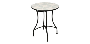 FOLLETO JARDIN 2025 OPTIMUS - MESA ACERO MOSAICO Ø 60 CM