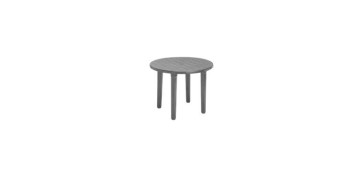 MESA REDONDA RESINA Ø 90 CM ANTRACITA