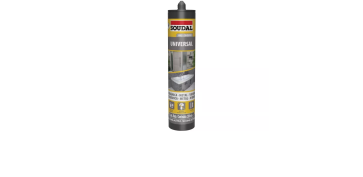 SILICONA UNIVERSAL 280 ML GRIS