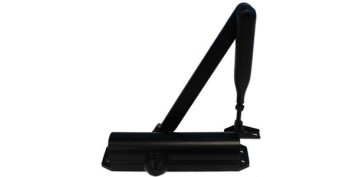 Material de carpintería - CIERRAPUERTAS DC110 BRAZO NORMAL FUERZA 3 NEGRO