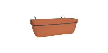 JARDINERA BALCON PLASTICO PARIS TERRA 50CM 