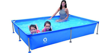 Piscinas, accesorios y complementos - PISCINA RECTANGULAR PORTATIL 228X159X42CM
