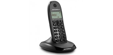 Telefonia - TELEFONO INALAMBRICO MOTOROLA C1001 CB+ NEGRO