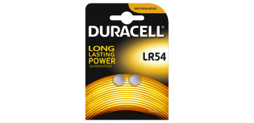 PILA ALCALINA DURACELL 1.5V LR54 2 UNIDADES 