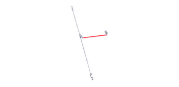 Material de carpintería - ANTIPANICO SOBREPONER GLOBAL 90CM 2 PUNTO NEGRO/ROJO