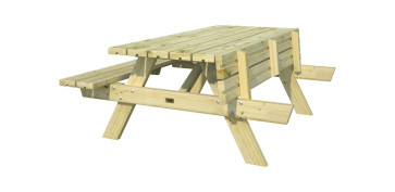 FOLLETO JARDIN 2025 OPTIMUS - MESA PICNIC BANCOS ABATIBLES 179X161XH72 CM