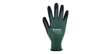 Guantes - GUANTE POLIET.NITRILO F.VIDRIO MOSEL VERDE/NEGRO T  7 