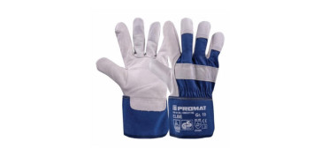 Guantes - GUANTE PIEL VACUNO ELBE AZUL/GRIS T 10 