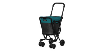 Textil y costura - CARRO COMPRA 4 RUEDAS GIR. EASY GO GRIS/ZAFIRO