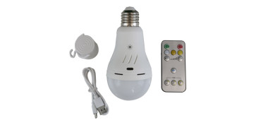 BOMBILLA PORTATIL LED RECARGABLE/EMERGENCIA 500LM 6W 3000/4000/6000K CARGA USBC CASQ/INCLUIDO
