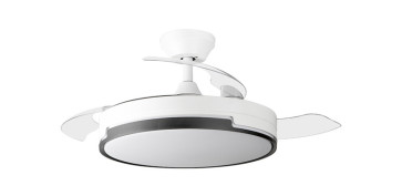 VENTILADOR TECHO ASPAS RETRACTILES Ø105CM 35W