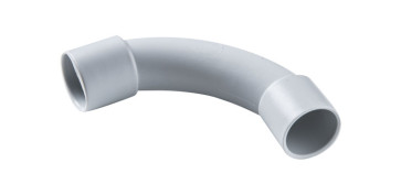 Material instalacion electrico - CURVA RIGIDA PVC GRIS 5 UNID 90º 20MM