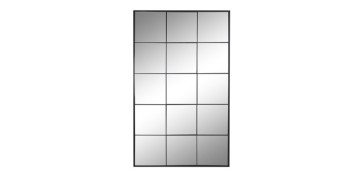 FOLLETO HOGAR 25 - ESPEJO HIERRO/CRISTAL VENTANA NEGRO 90X2X150CM