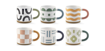 Vajillas - MUG STONEWARE STUDIO SURTIDO 38CL