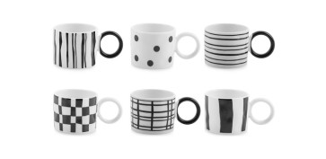 Vajillas - TAZA CAFE NEW BON CHINA NOIR 9CL