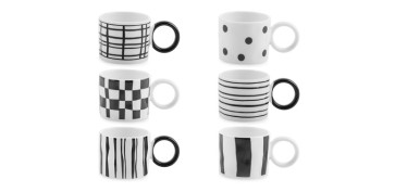 Vajillas - TAZA JUMBO NEW BON CHINA NOIR 40CL