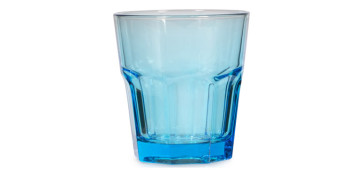VASO VIDRIO CASABLANCA SET 6UDS 25CL AZUL