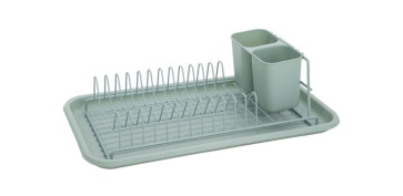 Ordenacion y conservacion de cocina - ESCURREPLATOS PLEGABLE VERDE MENTA