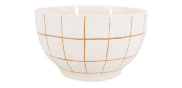 Vajillas - BOL CUADROS AMARILLO 750ML