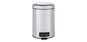 Menaje - CUBO DE PEDAL LEMAN ACERO INOX MATE, 3L