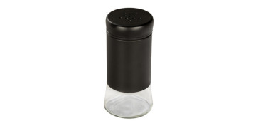 ESPECIERO DE VIDRIO BOGA NEGRO 14CL 5X11,5X5CM