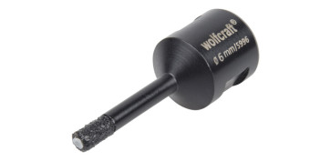 Cepillos, tazas y coronas - CORONA PERFORADORA DIAMANTE Ø6MM PARA AMOLADORAS ANGULARES \