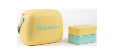 Novedades - BOLSA RIGIDA NEVERA URBAN 6L AMARILLO - VERDE AGUA POP