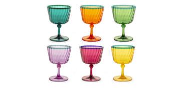 Todo para la mesa - COPA ACRILICA COLOR Ø 25CL