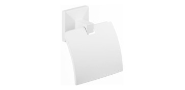 Accesorios para el baño - PORTARROLLOS ICONIK + GF ARTIC WHITE