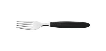 Todo para la mesa - TENEDOR MESA IPANEMA SET 3 PZS INOX MANGO ABS NEGRO 19CM