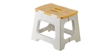 Escaleras - TABURETE PLEGABLE 27CM GRIS