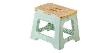 Escaleras - TABURETE PLEGABLE 27CM VERDE