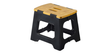 Escaleras - TABURETE PLEGABLE 27CM NEGRO