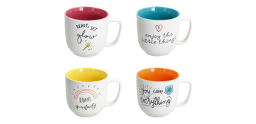Vajillas - MUG JUMBO COLOR BLOCK 44CL SURTIDO