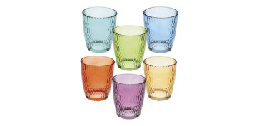VASO COLORES SET 6UDS SEOUL 31CL SURTIDO