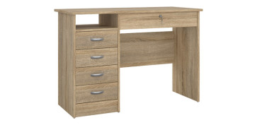 Ordenacion - MESA ESTUDIO CON CAJONES 109X48X75,6 CM CANIGO ROBLE