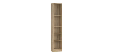 Ordenacion - ESTANTERIA 203X40,6X27 CM ANETO ROBLE