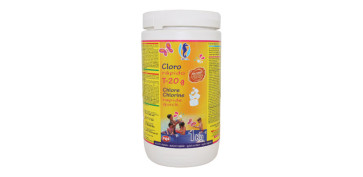 Piscinas, accesorios y complementos - CLORO RAPIDO T20 G PARA MINIPISCINA 1KG