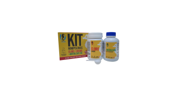 Piscinas, accesorios y complementos - CLORO + ANTIALGAS PARA MINIPISCINA 500GR + 500ML