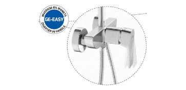 Griferia - COLUMNA MONOMANDO EXTENSIBLE CROMADO MOD. KORAL