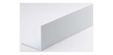 Alambre, muelles y sirgas - ANGULO ALUMINIO 2M 2X2CM BLANCO
