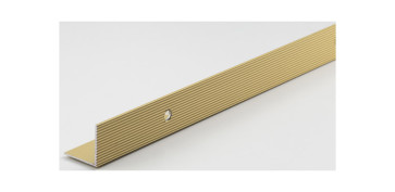 Alambre, muelles y sirgas - CANTO PELDAÑO ALUMINIO TORNILLO 2M 4,2X2,6CM ORO