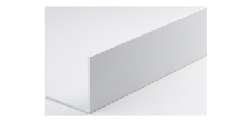 Alambre, muelles y sirgas - ANGULO ALUMINIO 2M 1,5X1,5CM BLANCO