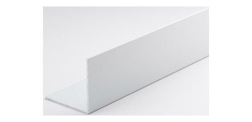 Alambre, muelles y sirgas - ANGULO ALUMINIO 2M 2,5X2,5CM PLATA