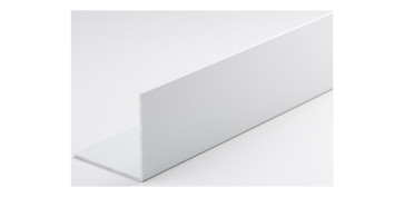 Alambre, muelles y sirgas - ANGULO ALUMINIO 2M 3X3CM PLATA