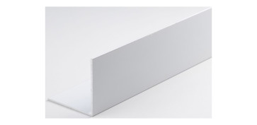 Alambre, muelles y sirgas - ANGULO ALUMINIO 2M 4X4CM BLANCO