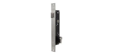 Material de carpintería - CERRADURA EMBUTIR METALICA ENTRADA 25 INOX LEVA CORTA SIN BOMBILLO PORTAL