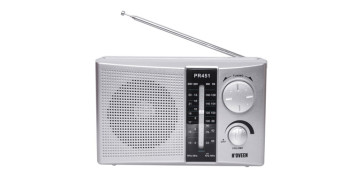 Novedades - RADIO ANALOGICA PORTATIL N\'OVEEN PLATA